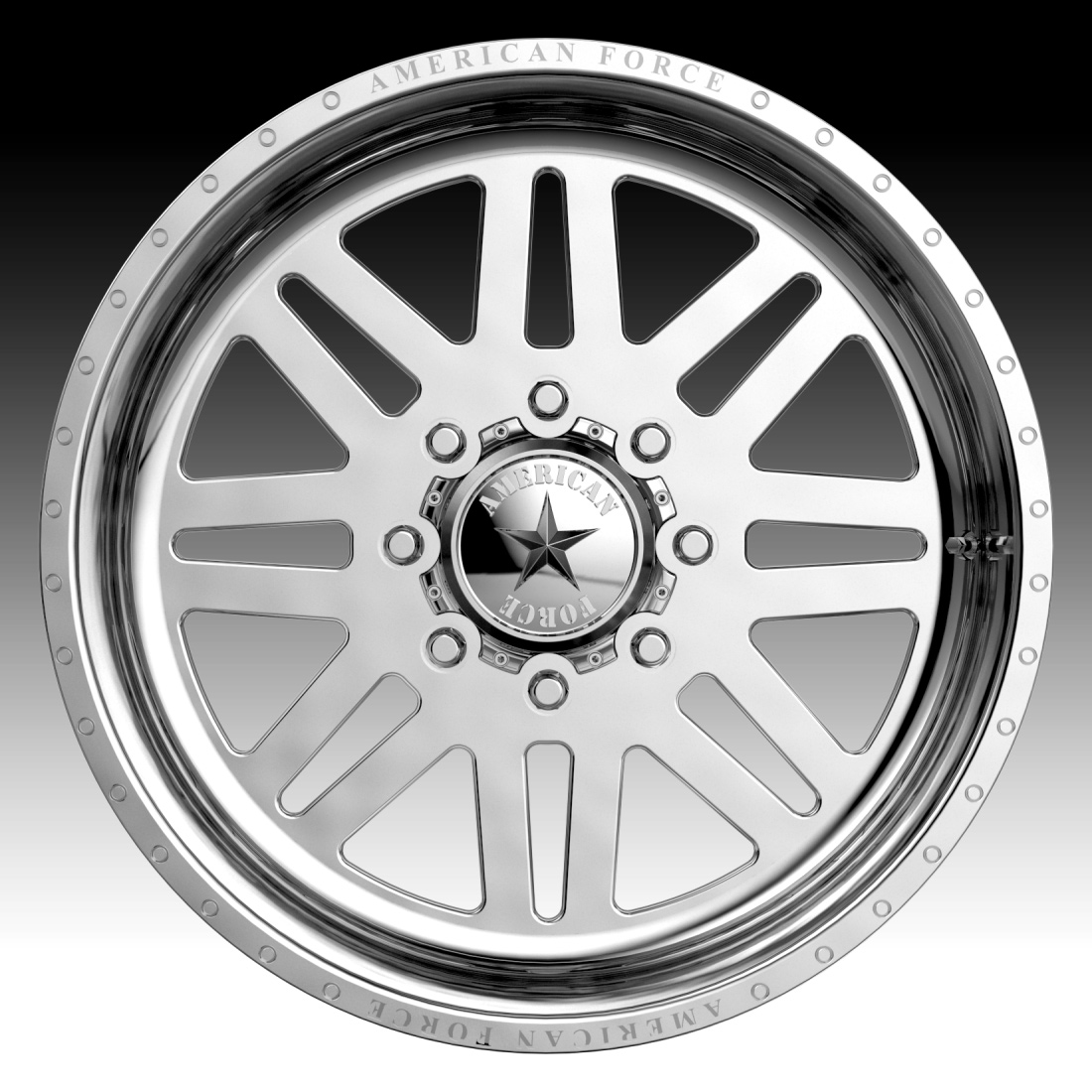 American Force Liberty Ss Polished Custom Wheels Rims Liberty Ss