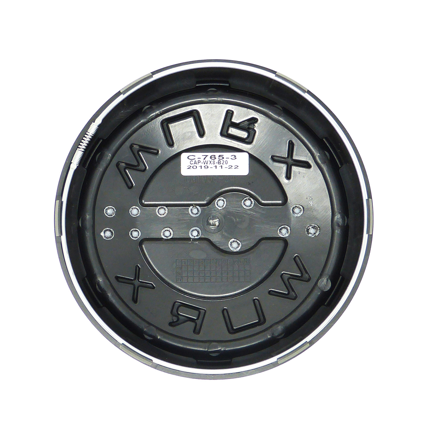 Cap Wx B Worx Alloy Gloss Black Lug Snap On Center Cap Cap Wx