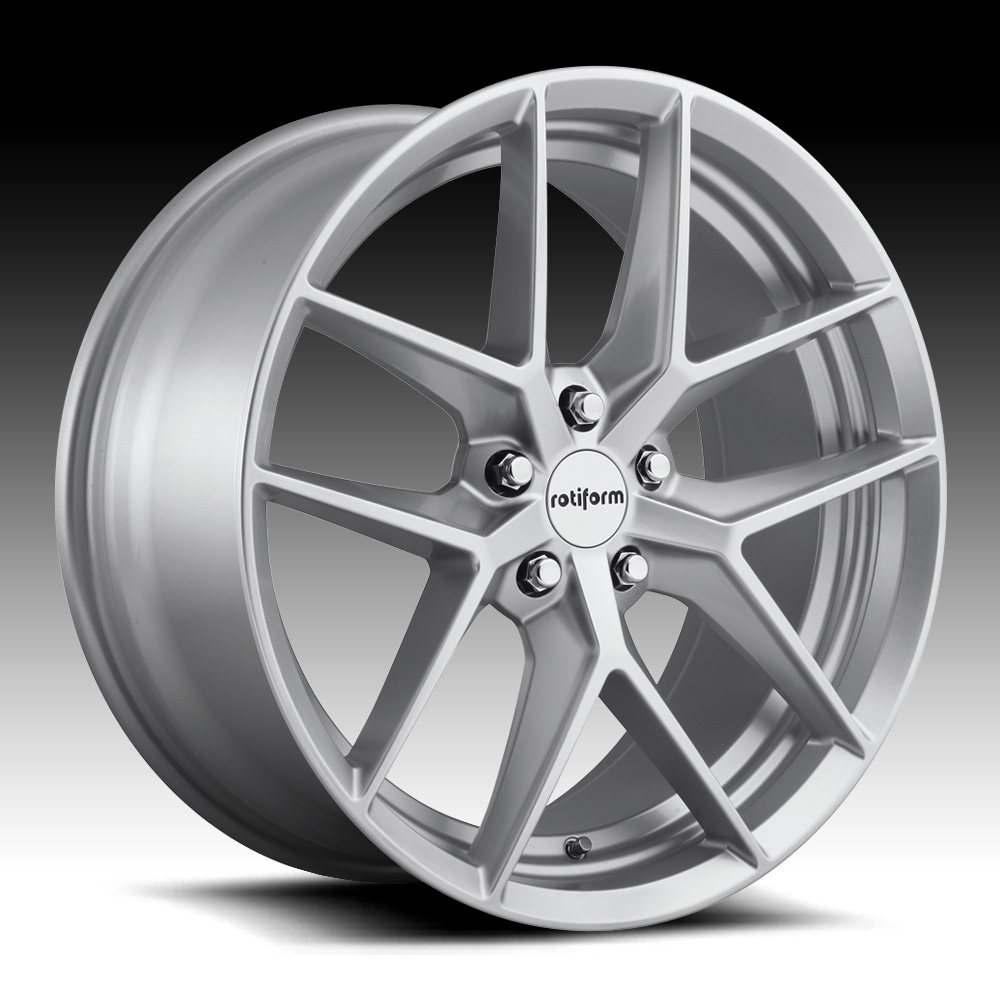 Rotiform Flg R Gloss Silver Custom Wheels Rims Flg R