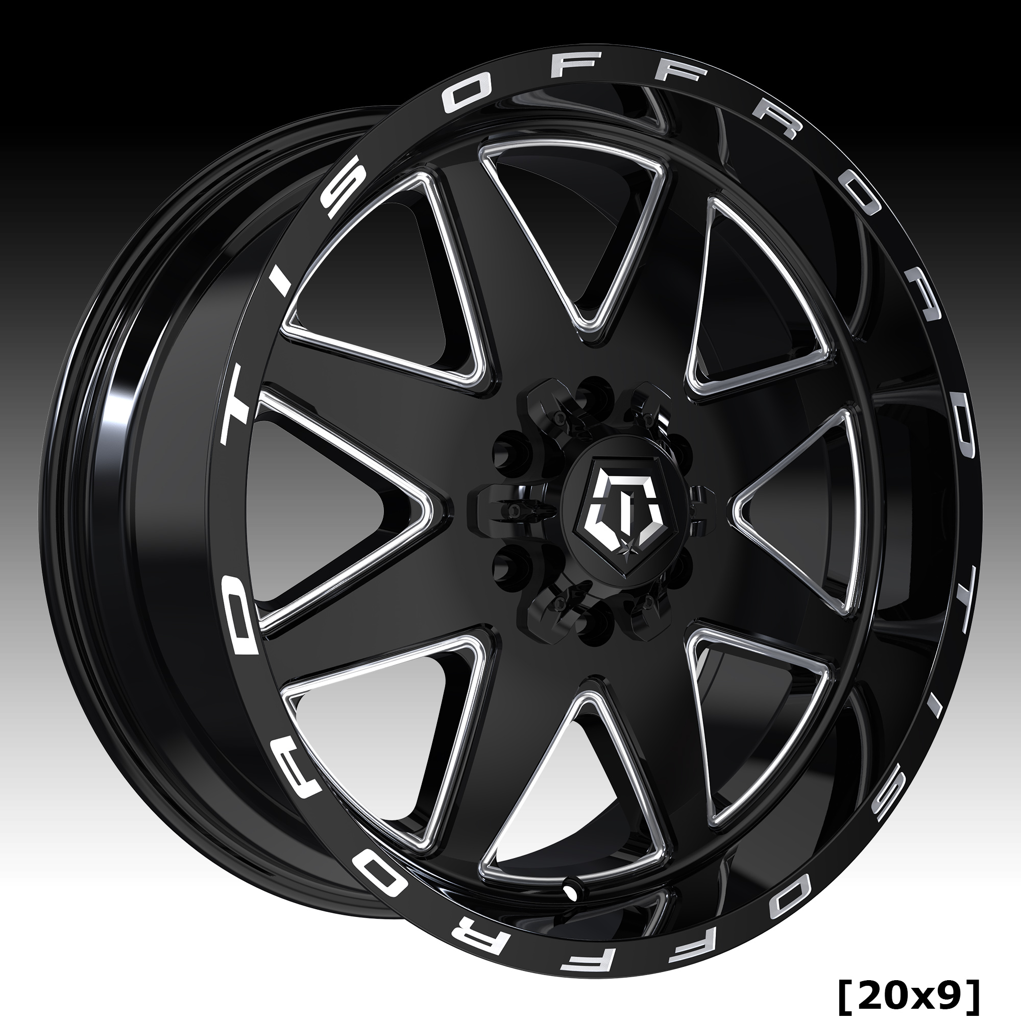 Tis Wheels Bm Gloss Black Milled Custom Truck Wheels Bm Tis