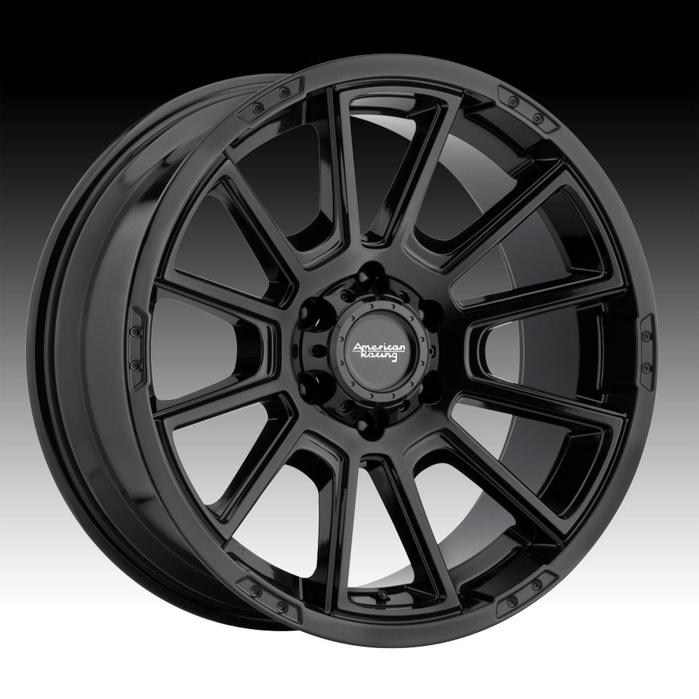 American Racing AR933 Intake Gloss Black Custom Wheels Rims - AR933 / Intake - AR Perform 