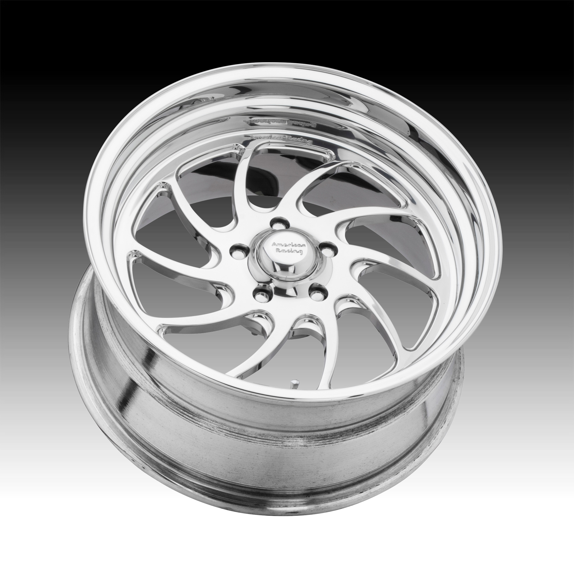 American Racing Vf539 Polished Forged Custom Wheels Rims Vf539 Vintage Forged 2 Pc Custom