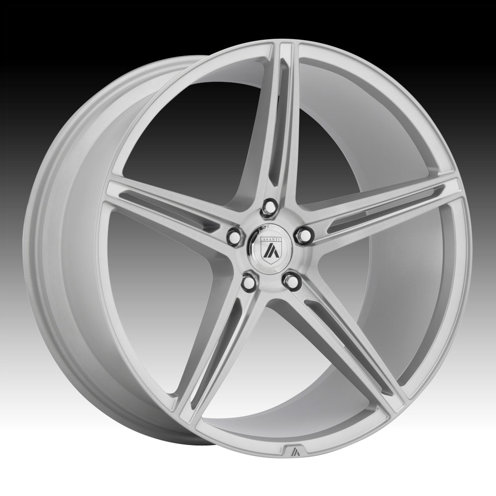 Asanti Black Label ABL-22 Brushed Silver Custom Wheels Rims - ABL-22 ...