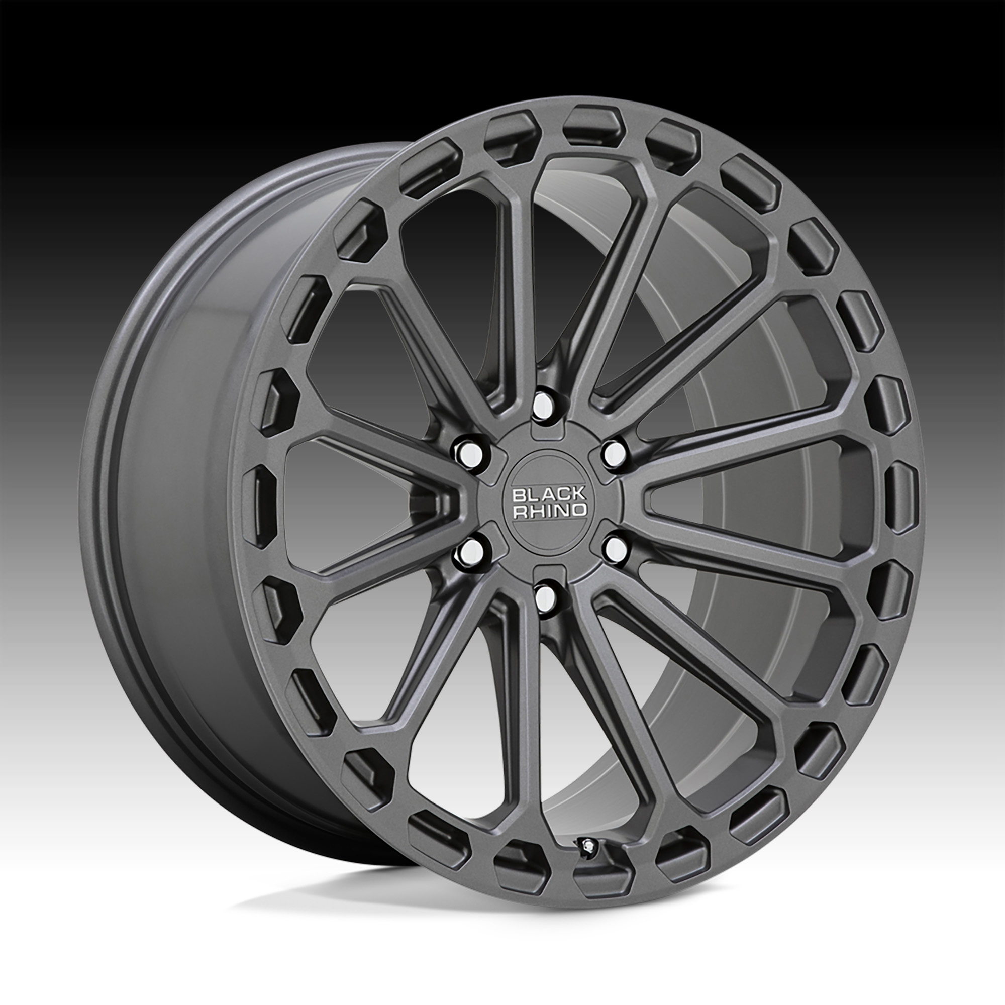 Black Rhino Kaizen Matte Gunmetal Custom Truck Wheels - Kaizen (FFT ...