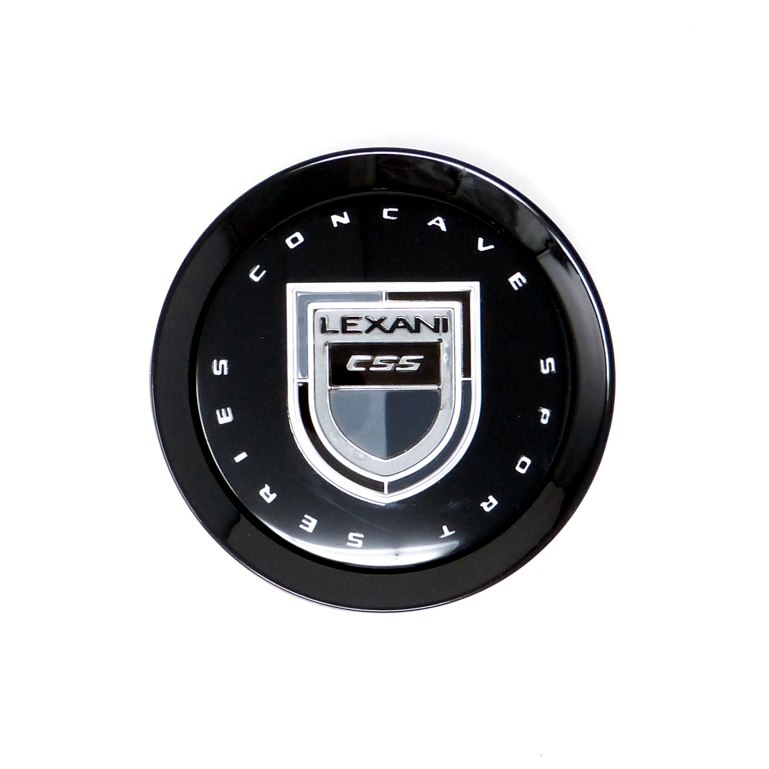 C-R42022B / Lexani Gloss Black Concave Sport Series Snap In Center Cap - C-R42022B  - Lexani Center Caps - Custom Wheels for Trucks, Jeeps, SUVs and Passenger  Cars