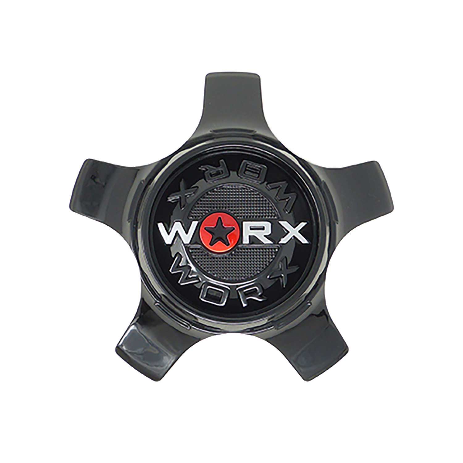 CAP WX 5H BR21 Worx Alloy Gloss Black Center Cap CAP WX 5H