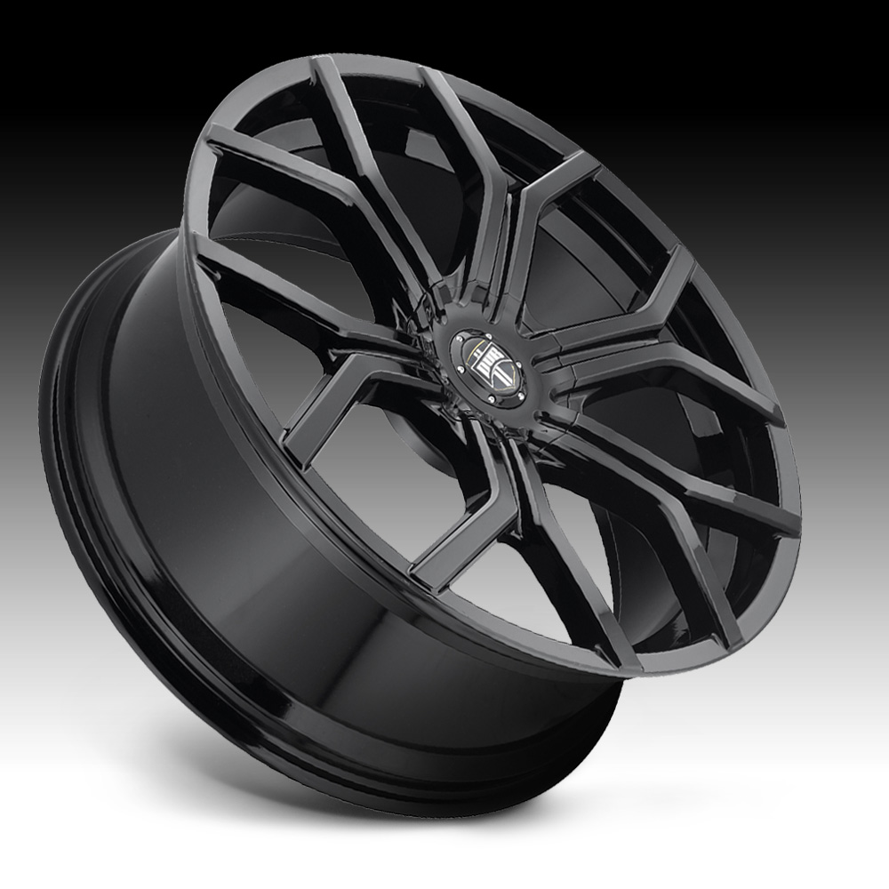 Dub Royalty S208 Gloss Black Custom Wheels Rims S208 Royalty Dub