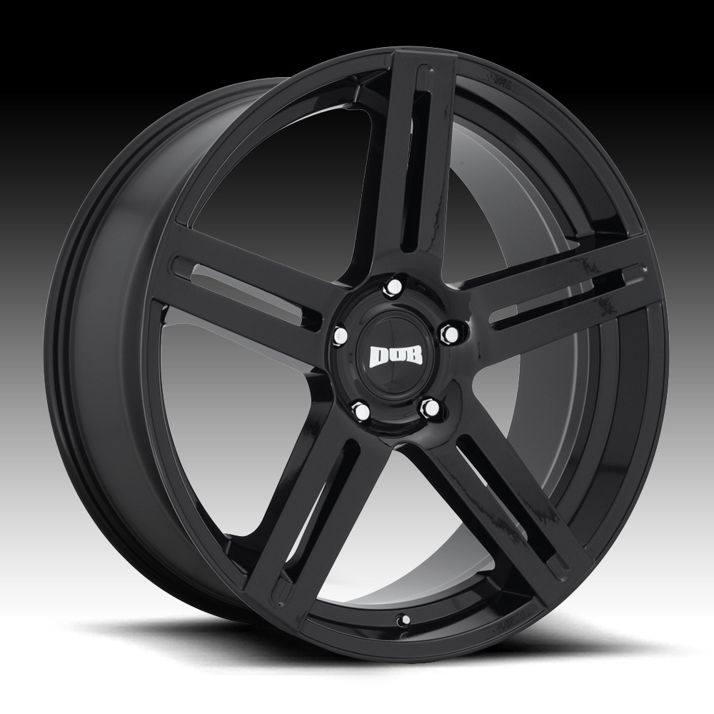 Dub Roc S250 Gloss Black Custom Wheels Rims - S250 / Roc - Discontinued ...