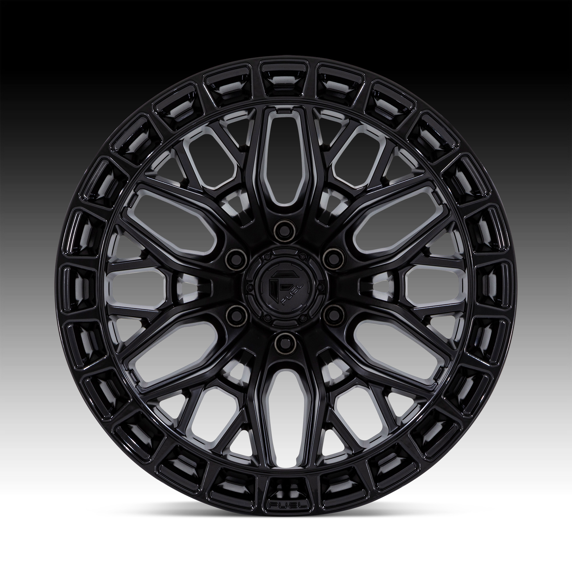 Fuel Sigma FC869MB Blackout Custom Truck Wheels - Sigma / FC869MB ...