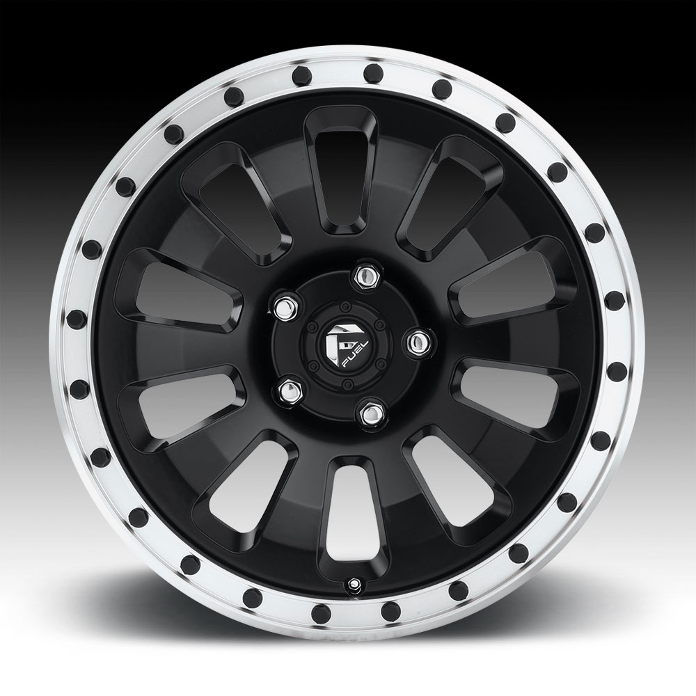 Fuel Tactic D629 Matte Black Machined Custom Wheels Rims - Tactic / D629 -  Discontinued Fuel Wheels - Custom Wheels for Trucks, Jeeps, SUVs and  Passenger Cars