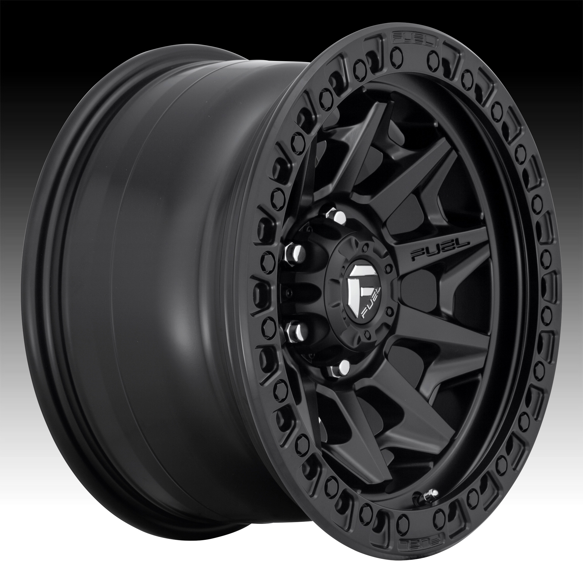 Fuel Covert D694 Satin Black Custom Wheels Rims - D694 / Covert - Fuel ...