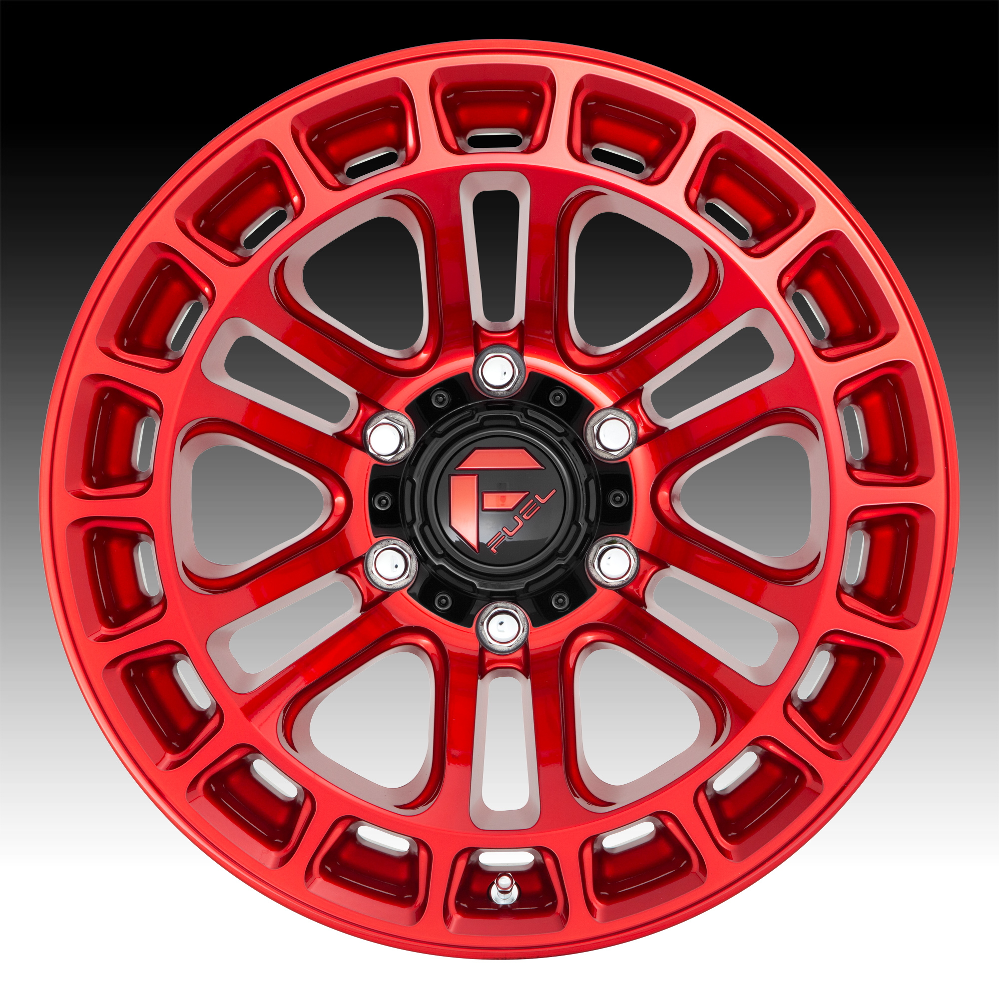 Fuel Heater D719 Candy Red Custom Wheels Rims - D719 / Heater - Fuel ...