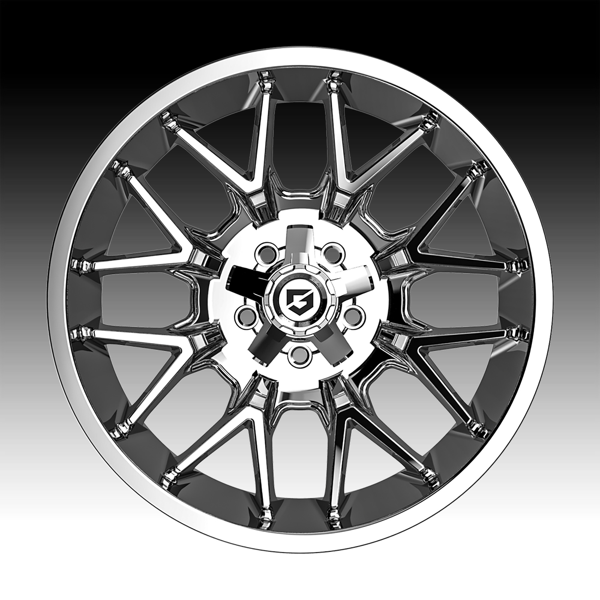 Gear Offroad 768c Primacy Chrome Custom Truck Wheels - 768c   Primacy 