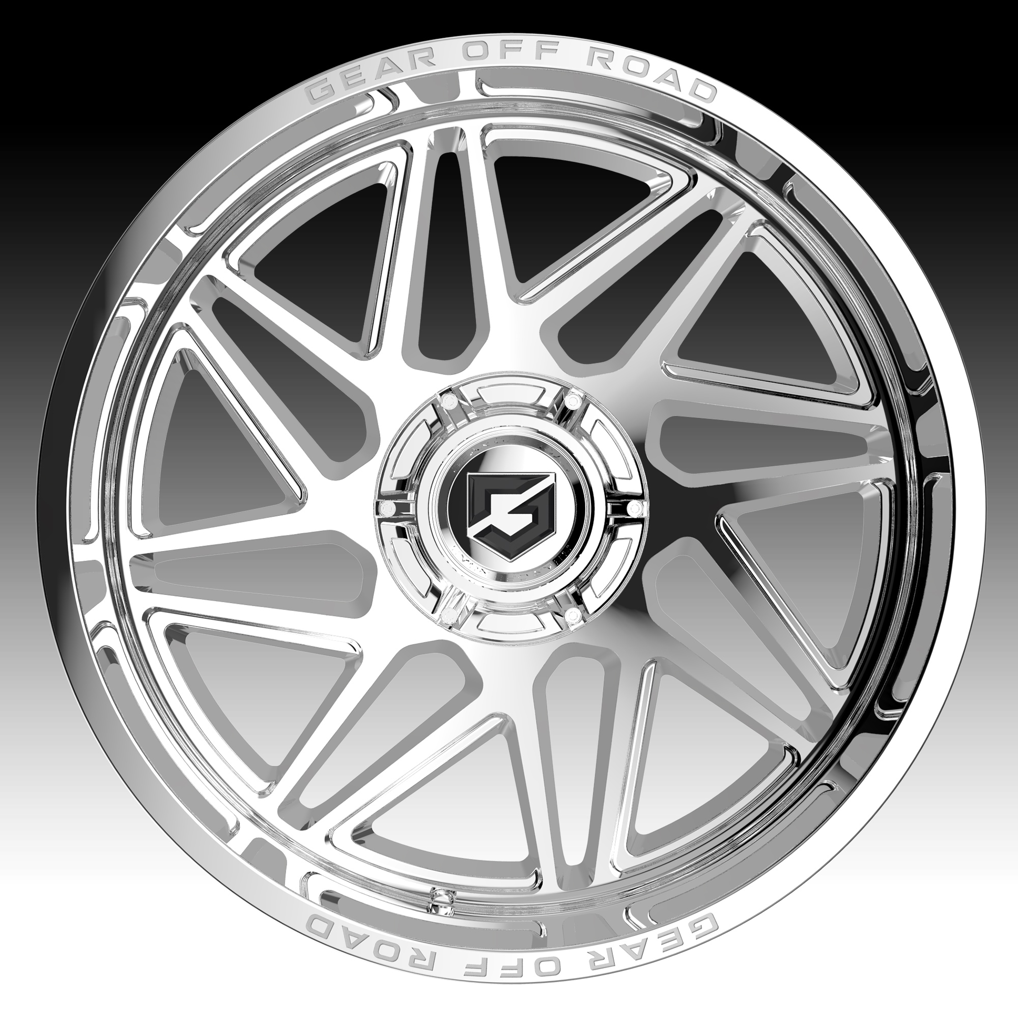 Gear Offroad 761C Ratio Chrome Custom Truck Wheels - 761C / Ratio ...