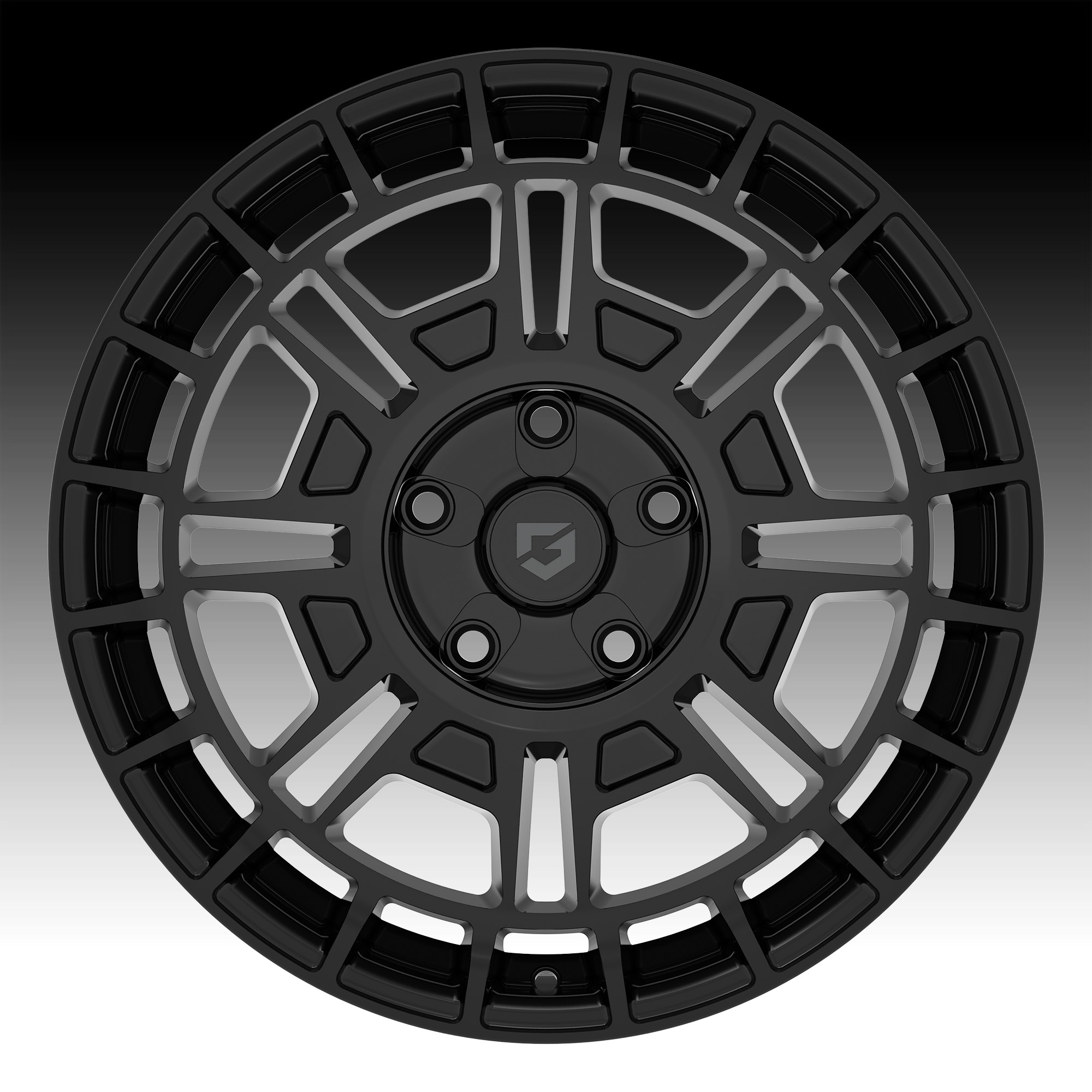 Gear Offroad 767SB Pangea Satin Black Custom CUV Wheels - 767SB