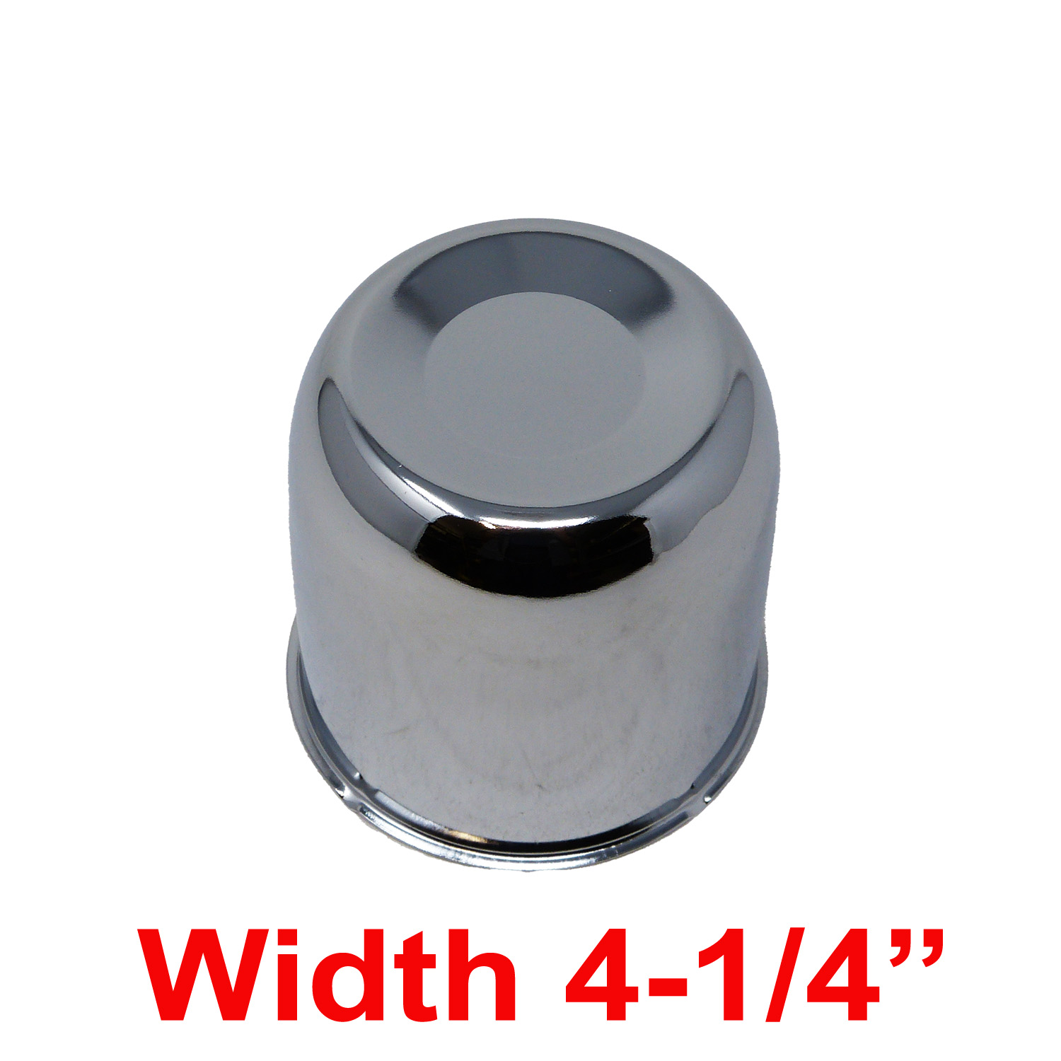 HC202A / Gorilla Closed Push-Thru Chrome Center Cap / 4.25