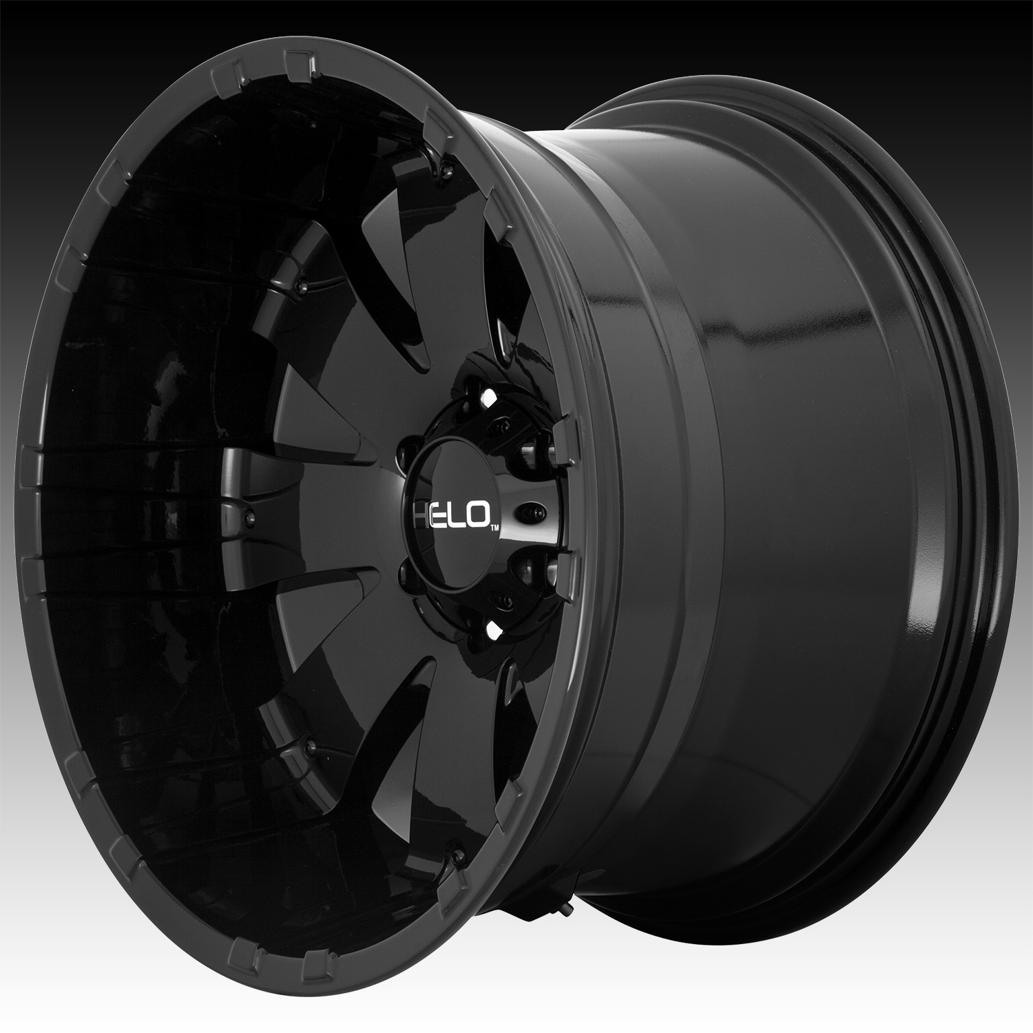 Helo HE917 Gloss Black Custom Wheels Rims - HE917 - Helo Custom