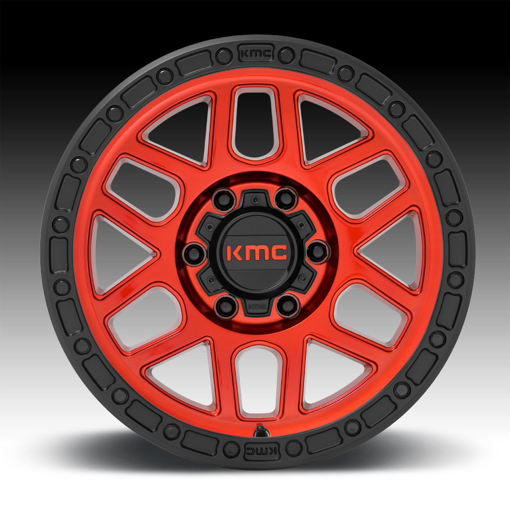 KMC Mesa KM544 Candy Red Custom Wheels Rims - KM544 / Mesa - KMC ...