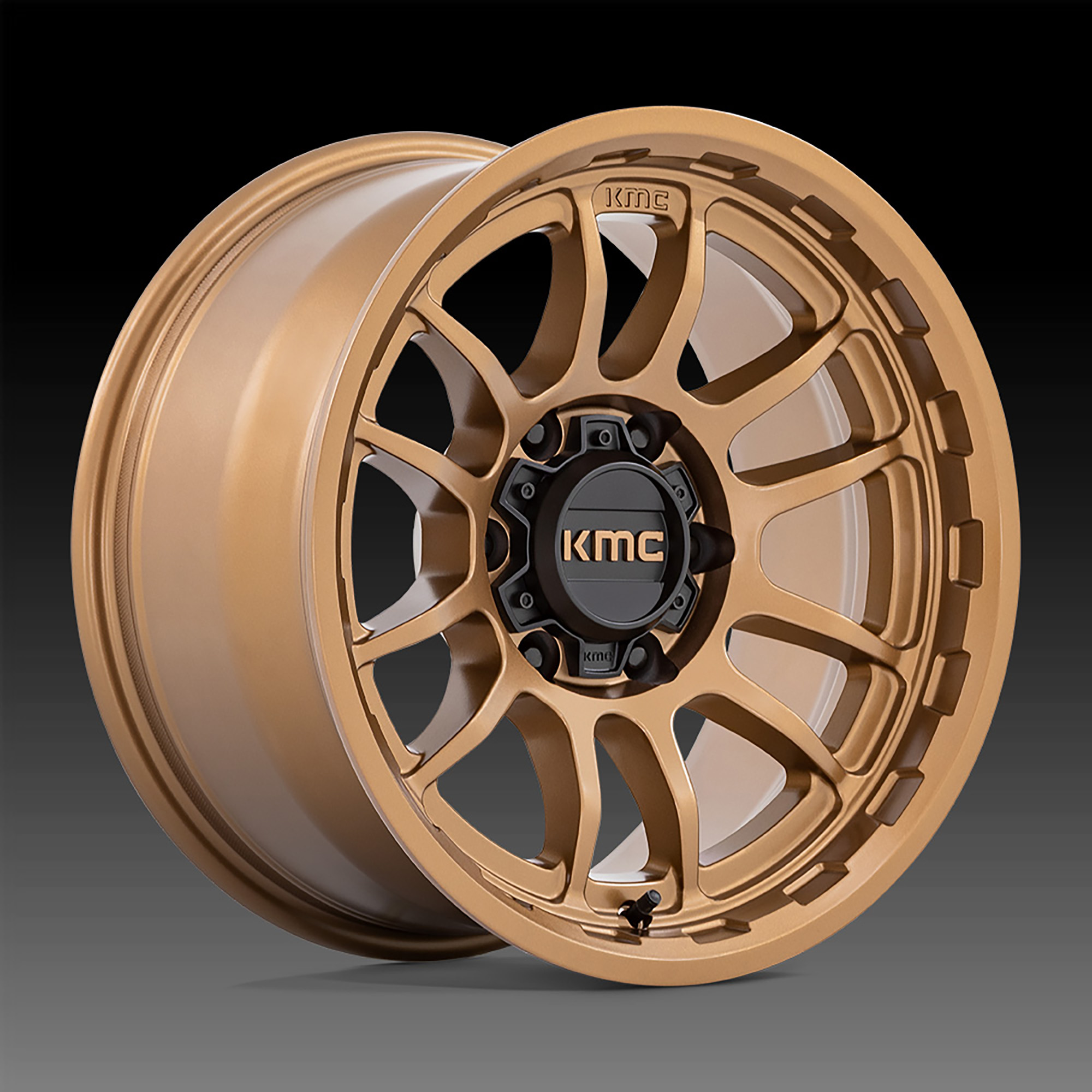 KMC KM727 Wrath Matte Bronze Custom Truck Wheels - KM727 / Wrath - KMC ...