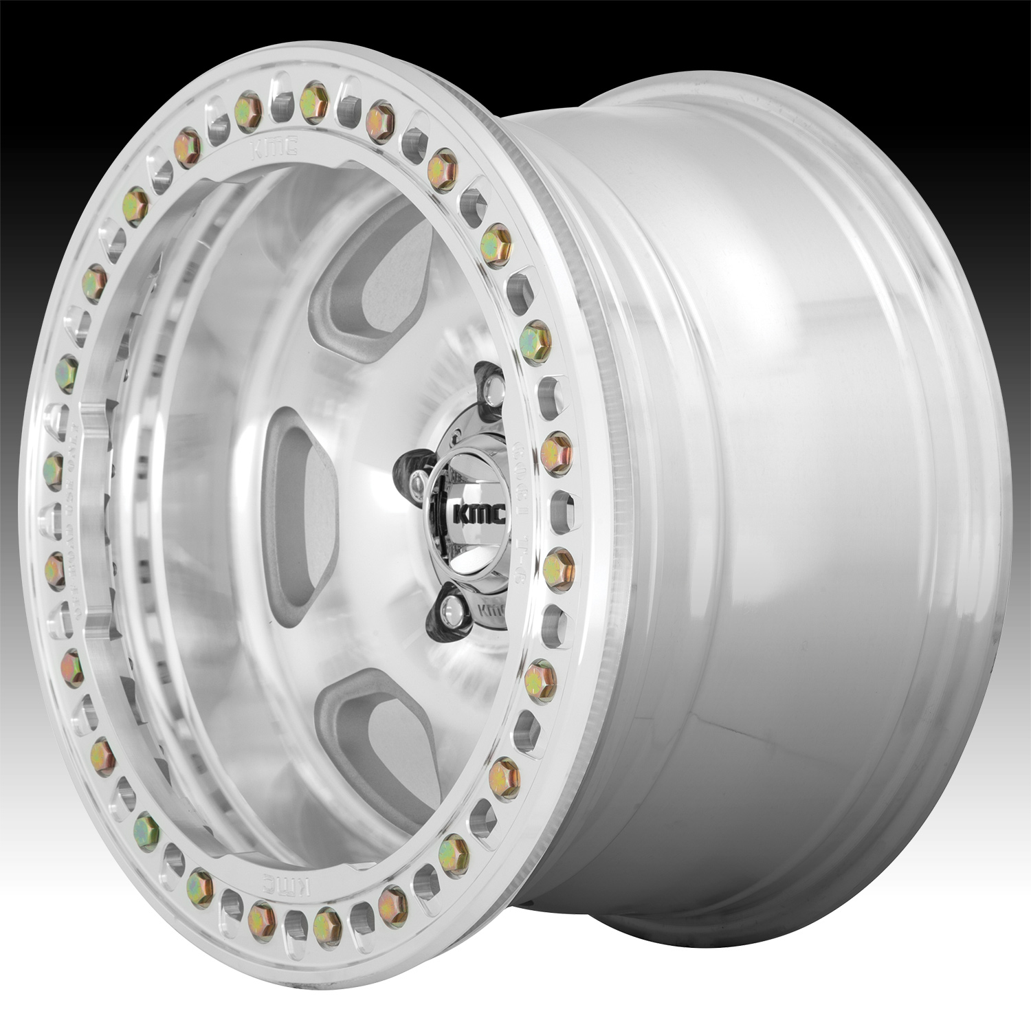 KMC KM233 Hex Beadlock Machined Custom Wheels Rims - KM233 / Hex - KMC ...