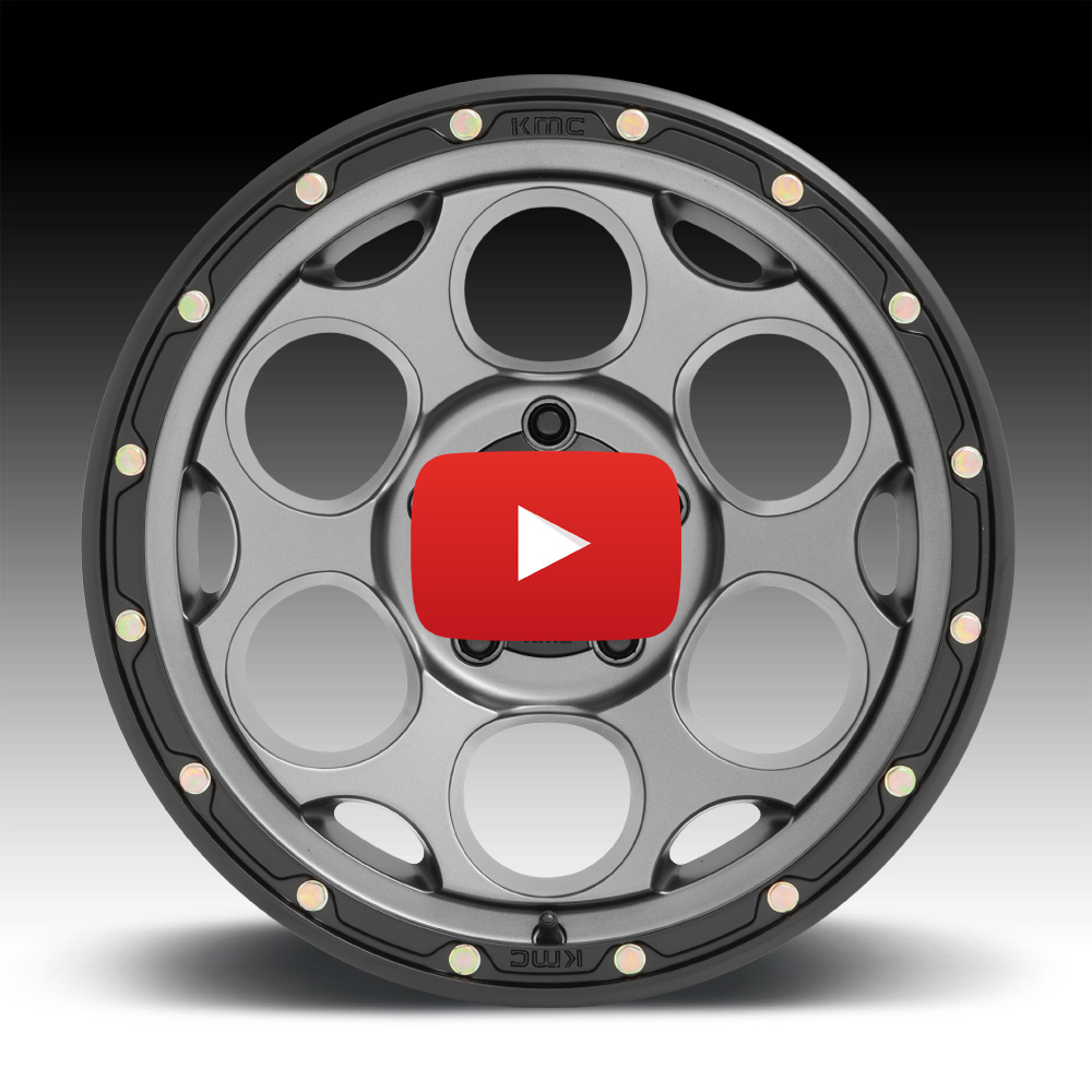 KMC Dirty Harry KM541 Satin Gray Custom Wheels Rims - KM541 / Dirty ...