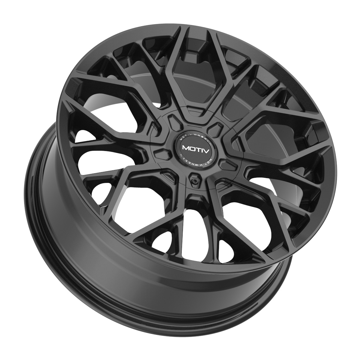 Motiv 441B Zenith Gloss Black Custom Wheels - 441B / Zenith - Motiv ...