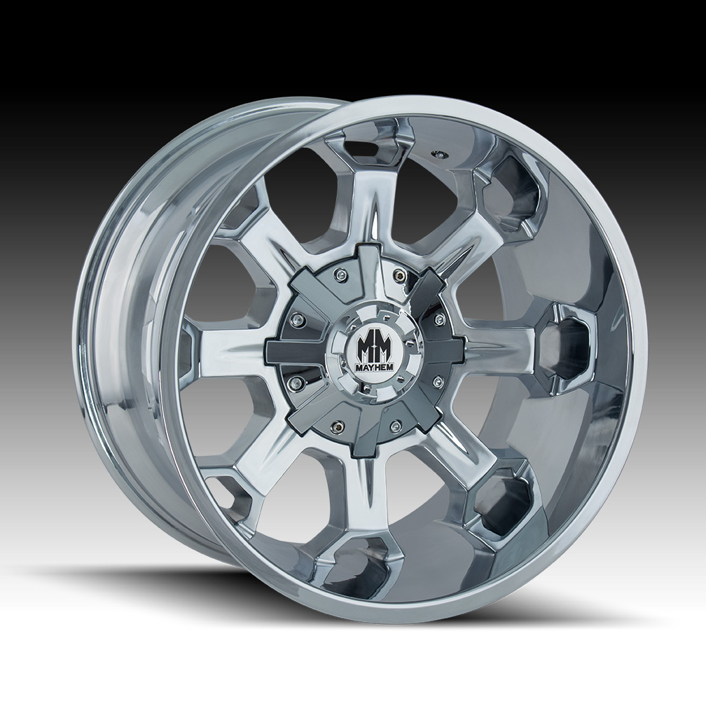 Mayhem Combat 8105 Chrome Custom Wheels Rims - 8105 / Combat - Mayhem ...