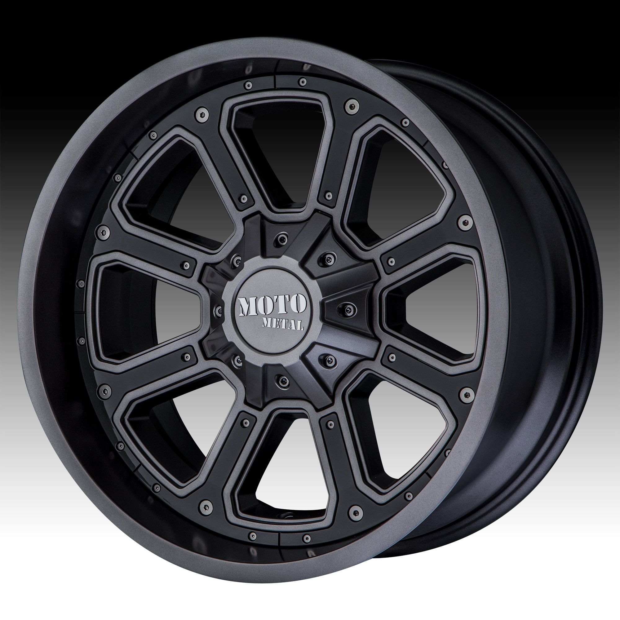 Moto Metal MO984 Matte Gray Custom Wheels Rims - MO984 - Moto Metal ...