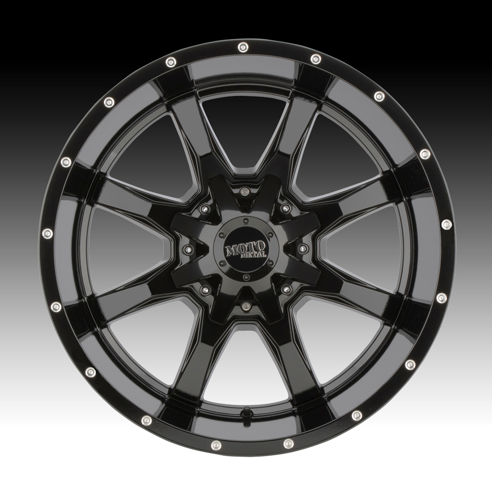 Moto Metal MO970 Gloss Black Custom Wheels Rims - MO970 - Moto