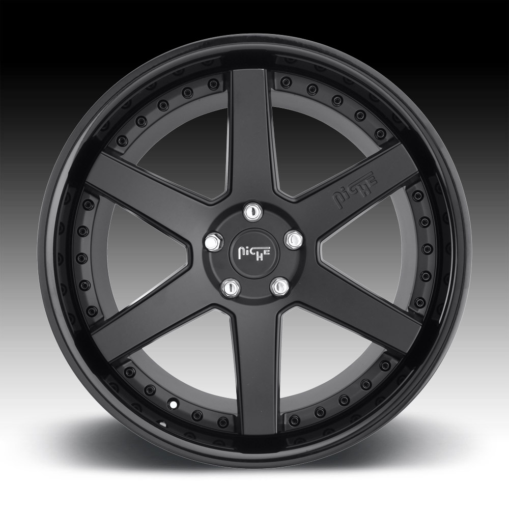 Niche Altair M192 2-Tone Black Custom Wheels Rims - M192 / Altair ...