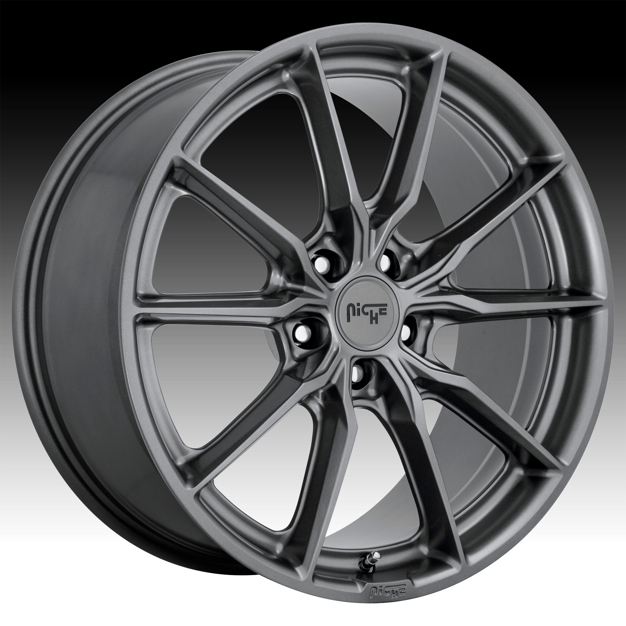 Niche Rainier M239 Matte Anthracite Custom Wheels Rims - M239 / Rainier ...