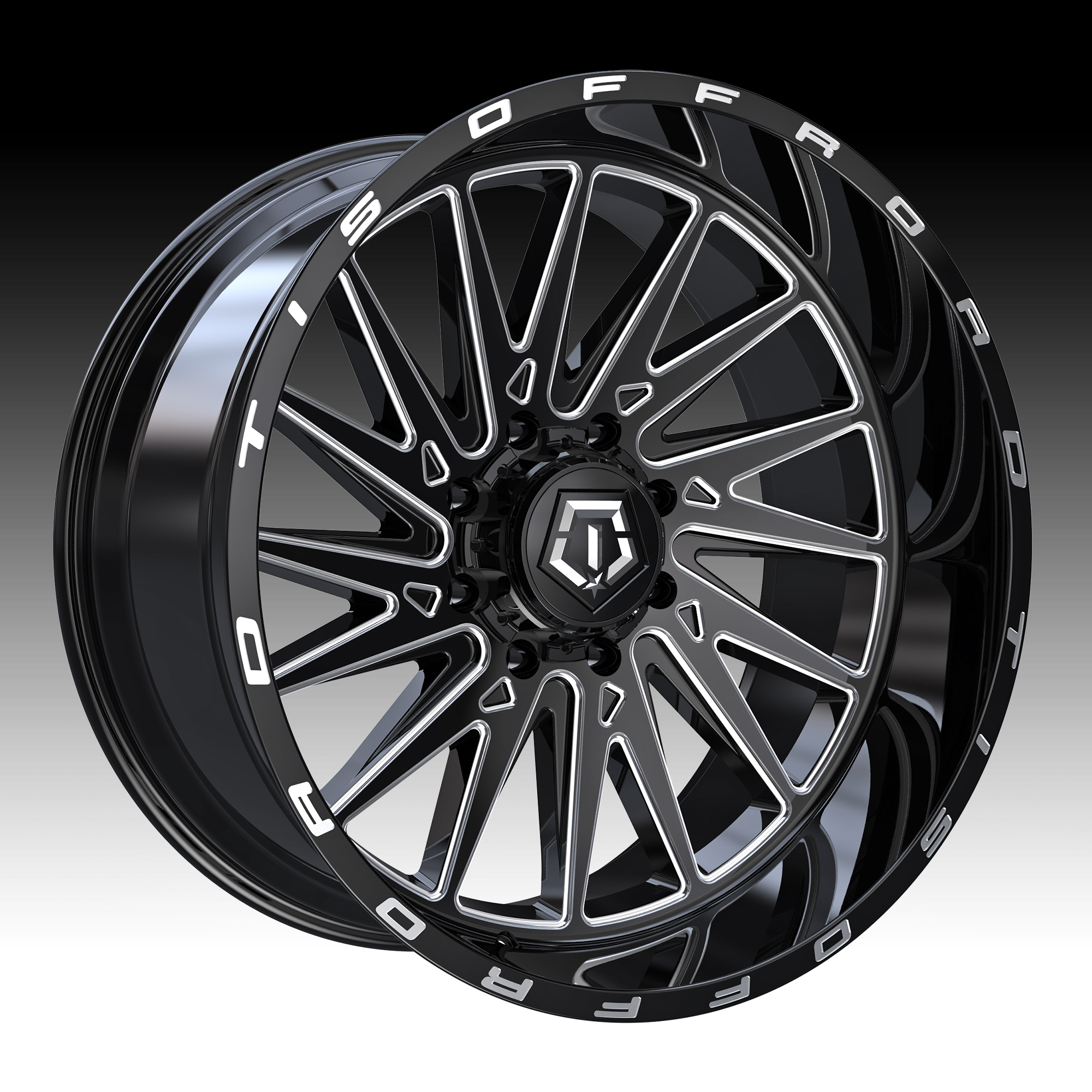 Tis Wheels Bm Gloss Black Milled Custom Wheels Rims Bm Tis Custom Wheels Rims Custom