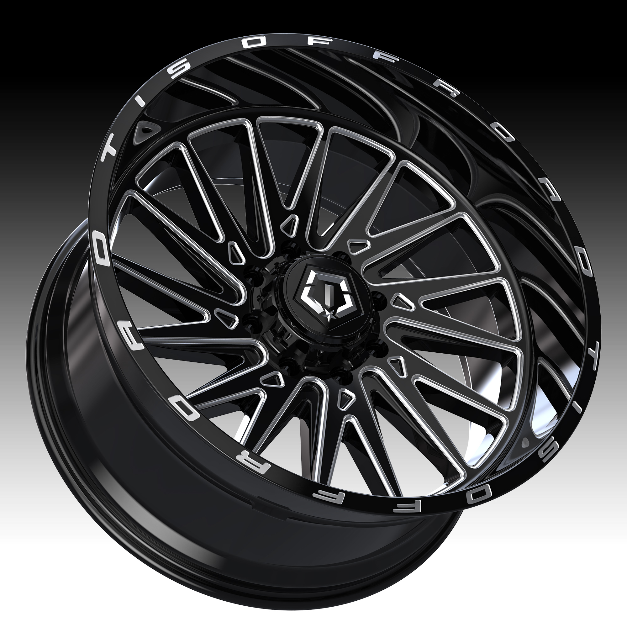 Tis Wheels 547bm Gloss Black Milled Custom Wheels Rims 547bm Tis Custom Wheels Rims Custom Wheels For Trucks Jeeps Suvs And Passenger Cars