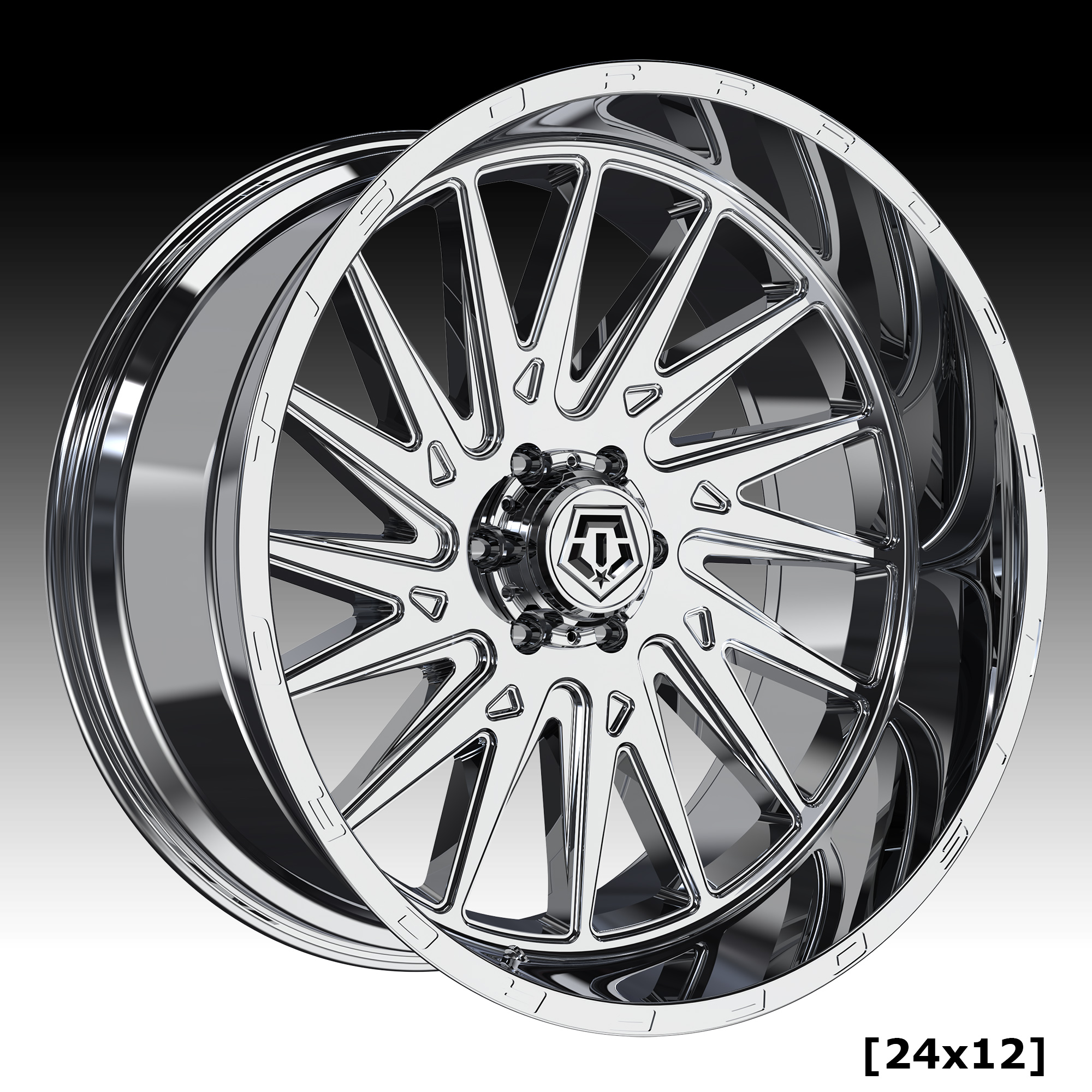 TIS Wheels 547C Chrome Custom Truck Wheels - 547C - TIS Custom Wheels ...