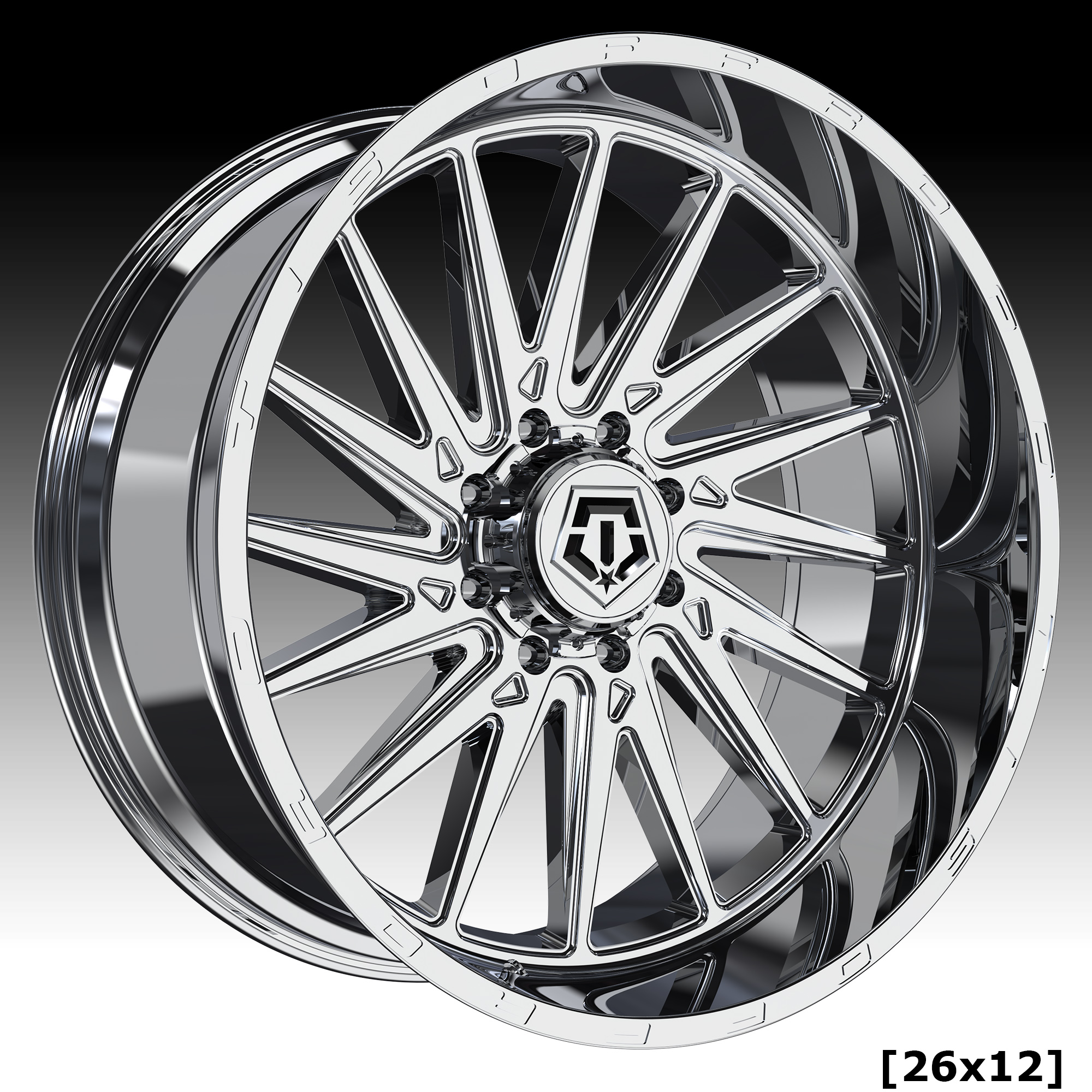 Tis Wheels 547c Chrome Custom Truck Wheels 547c Tis Custom Wheels