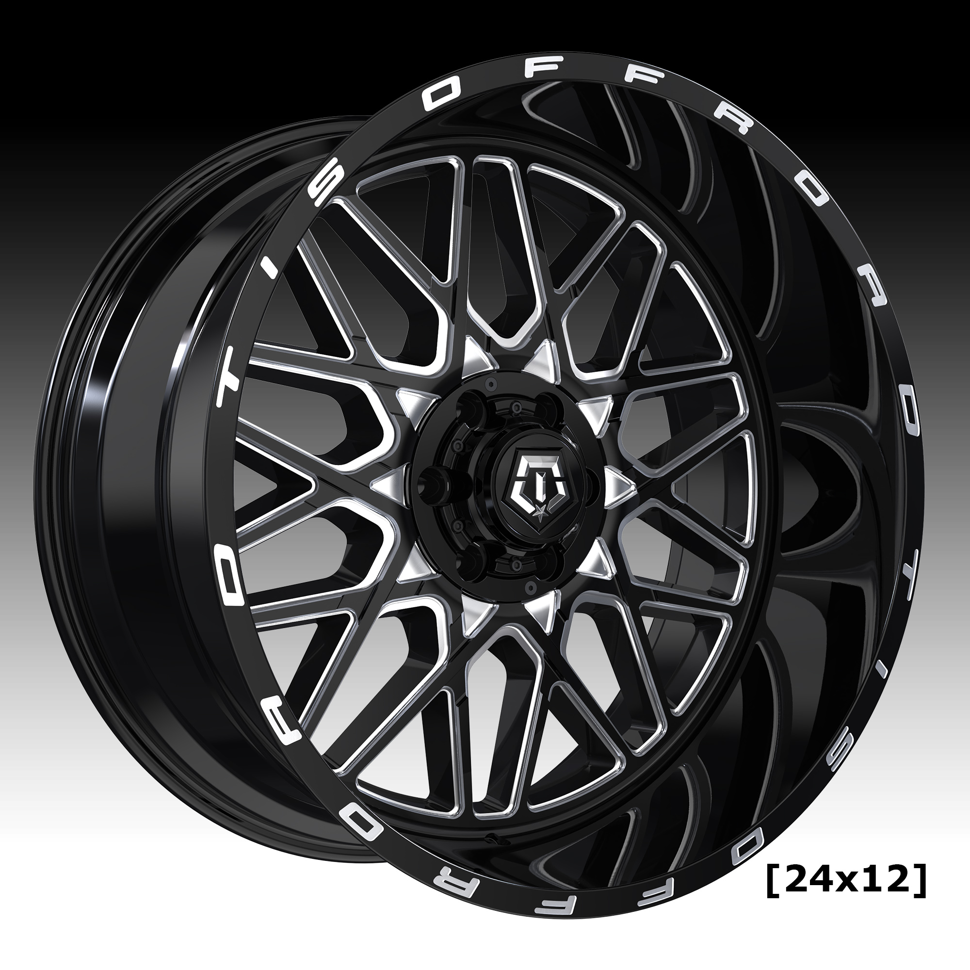 Tis Wheels 548bm Gloss Black Milled Custom Truck Wheels Rims 548bm Tis Custom Wheels Rims Custom Wheels For Trucks Jeeps Suvs And Passenger Cars