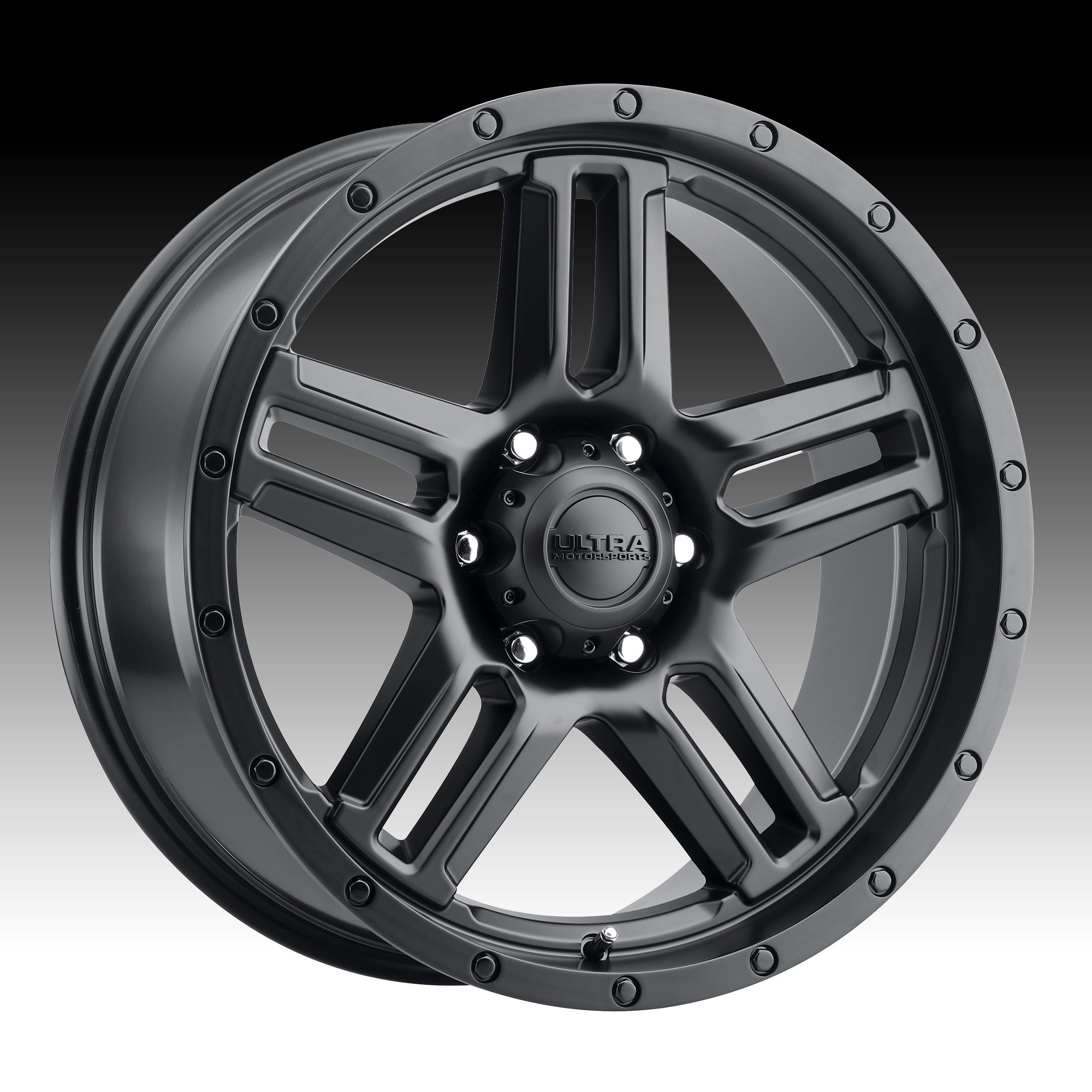 Ultra 258SB Prowler Satin Black Custom Wheels Rims - 258SB / Prowler ...