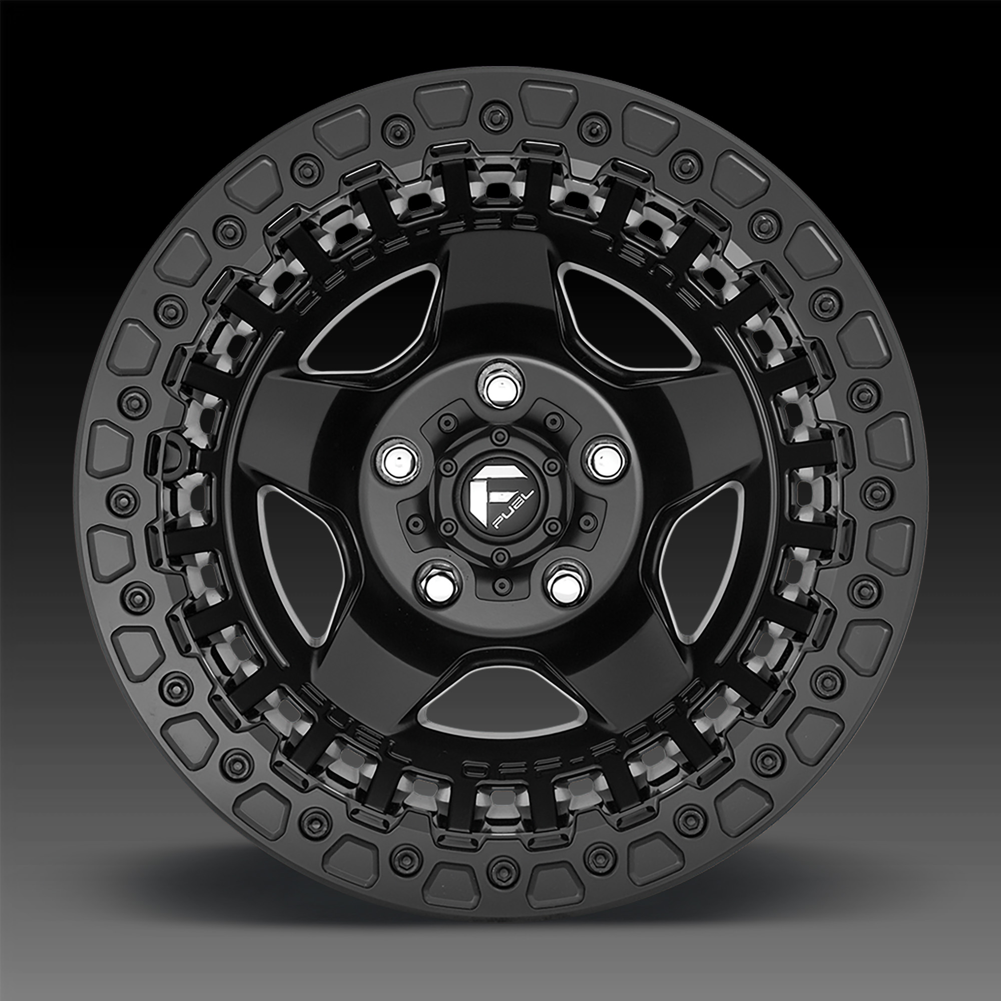 Fuel Warp Beadlock D118 Matte Black Custom Wheels Rims - D118 / Warp -  Discontinued Fuel Wheels - Custom Wheels for Trucks, Jeeps, SUVs and  Passenger Cars