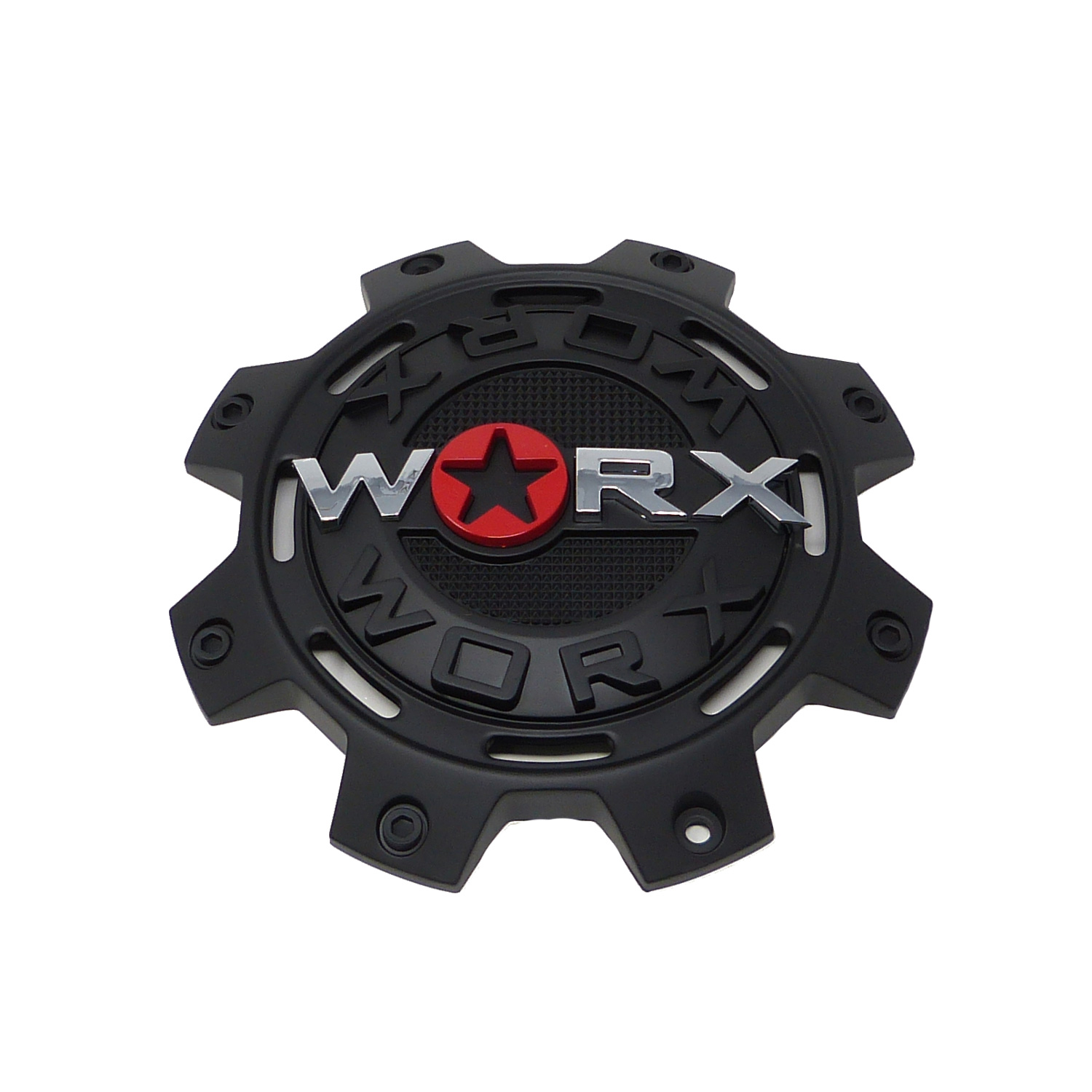 WRX 8899FSB Worx Alloy 8 Lug Satin Black Dually Front Bolt On