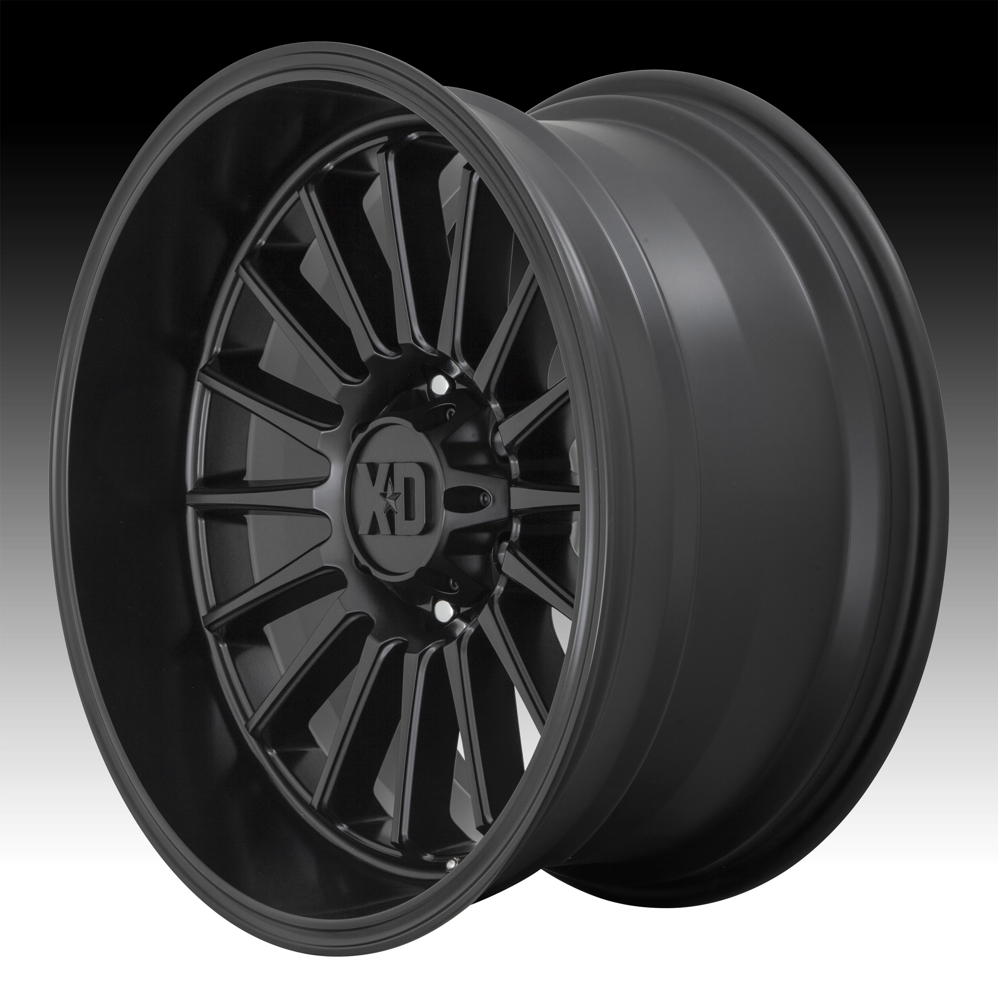 XD Series XD857 Whiplash Satin Black Custom Truck Wheels Rims