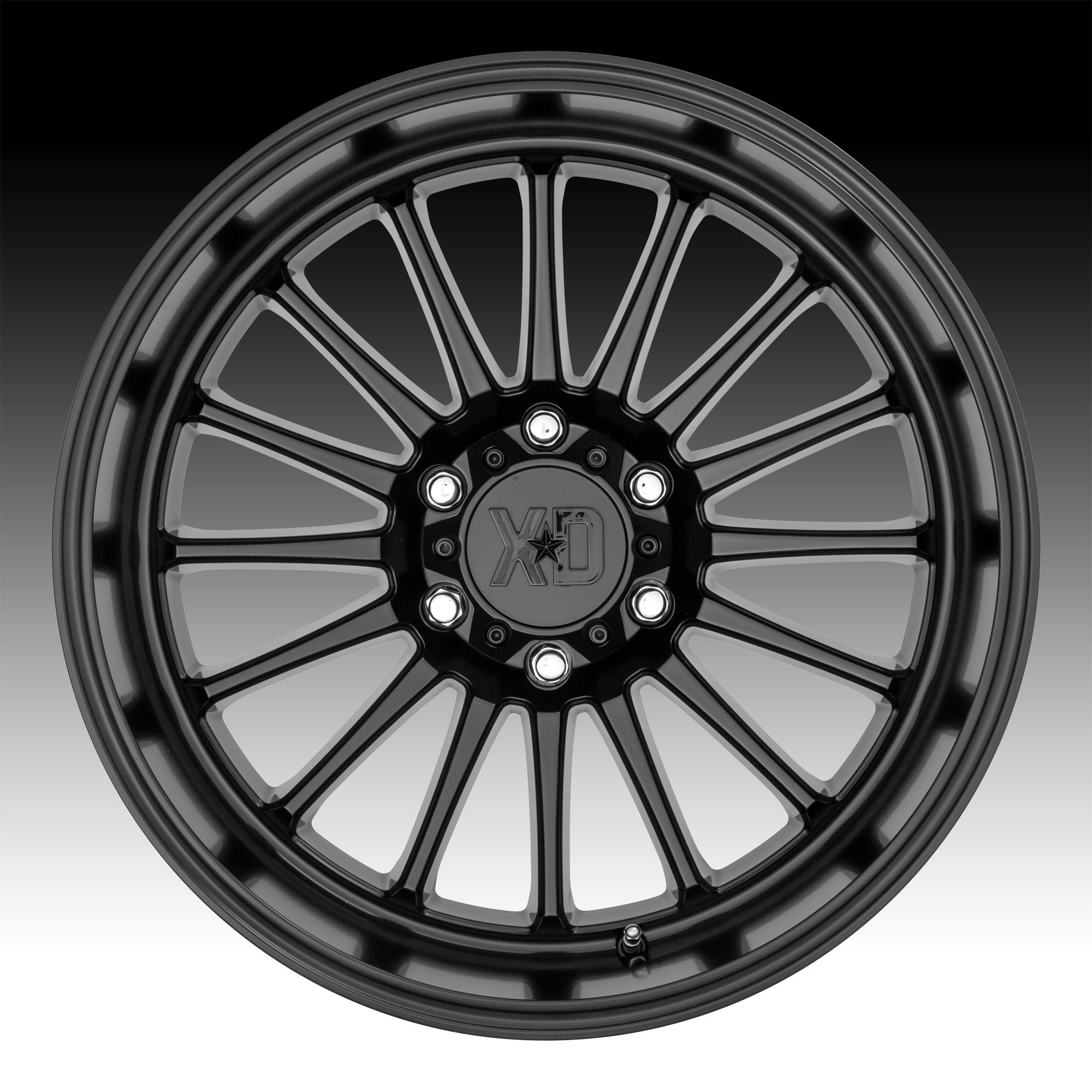 XD Series XD857 Whiplash Satin Black Custom Truck Wheels Rims