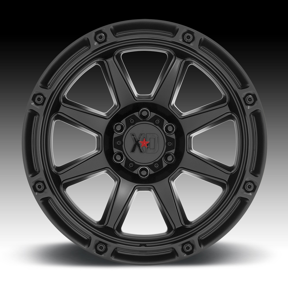 Ultra Wheels Titan XD Patriot Gloss Black 6-Lug Wheel; 18x9; 1mm Offset  A259134 (16-23 Titan XD) - Free Shipping