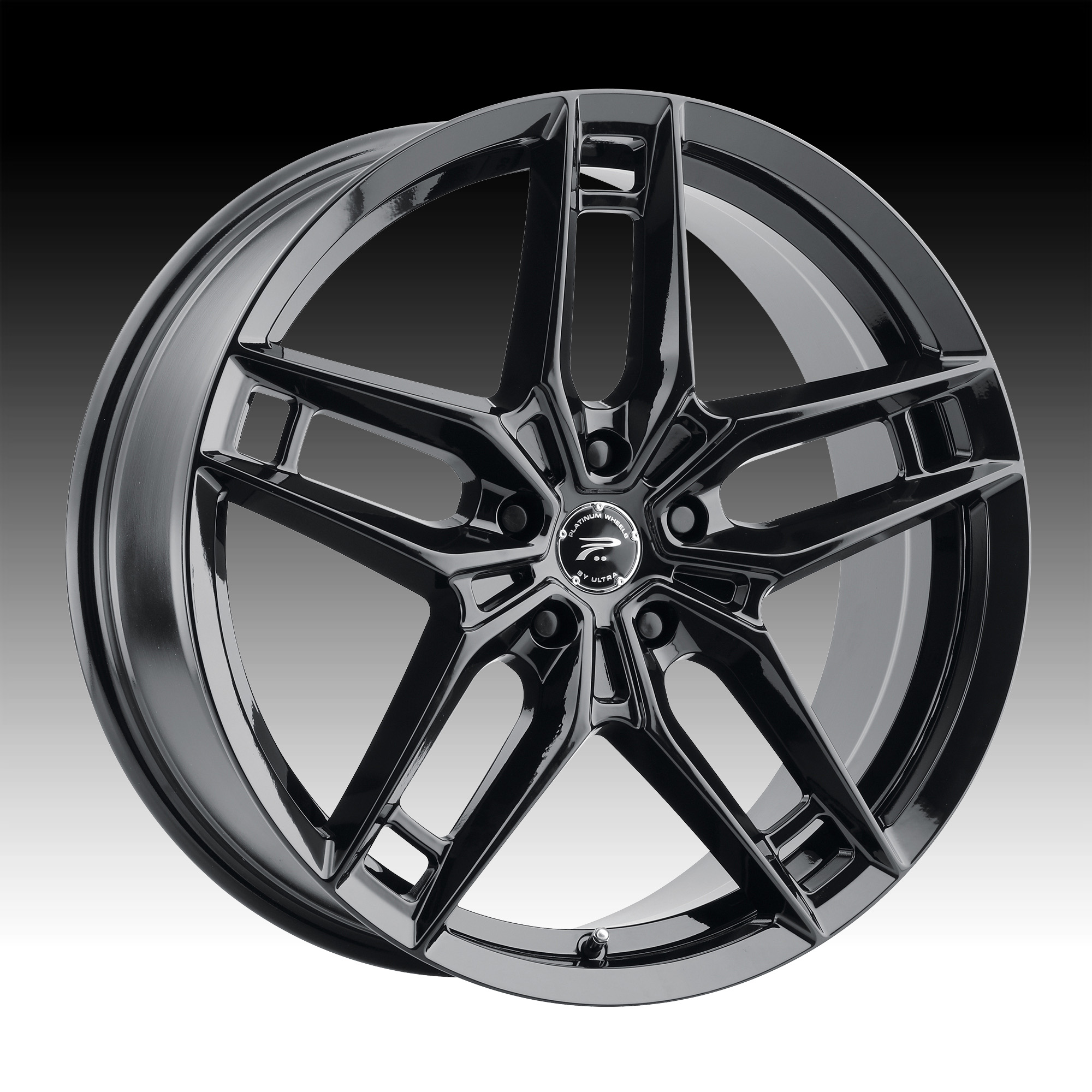 Platinum 464BK Lotus Gloss Black Custom Wheels - 464BK / Lotus ...