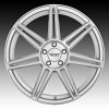 American Racing AR935 Redline Brushed Silver Custom Wheels Rims 3