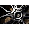 Asanti Black Label ABL-28 Baron Machined Black Grey Tint Custom Wheels Rims 5