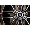 Asanti Black Label ABL-28 Baron Machined Black Grey Tint Custom Wheels Rims 7