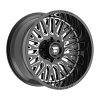 Fittipaldi Off Road FA07 Gloss Black Milled Custom Truck Wheels 7