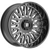 Fittipaldi Off Road FA07 Gloss Black Milled Custom Truck Wheels 4