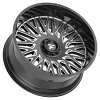 Fittipaldi Off Road FA07 Gloss Black Milled Custom Truck Wheels 5