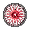 Fittipaldi Off Road FA07 Machied Red Black Custom Truck Wheels 8